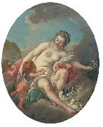 Francois Boucher Venus Restraining Cupid Spain oil painting artist